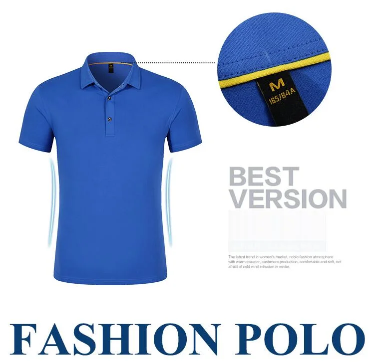 Fashionable Casual Polo T Shirts Plain Sports Short Sleeve Golf Polo Tees