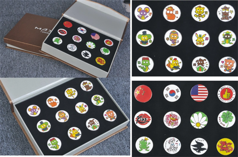 Wholesale Custom Magnetic Golf Ball Marker Hat Clip