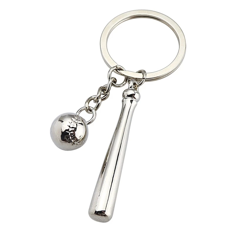 China Factory Custom Zinc Alloy Badminton Ping- Pongkey Ring Whloesale 3D Shape Sport Souvenir Gift Keychain