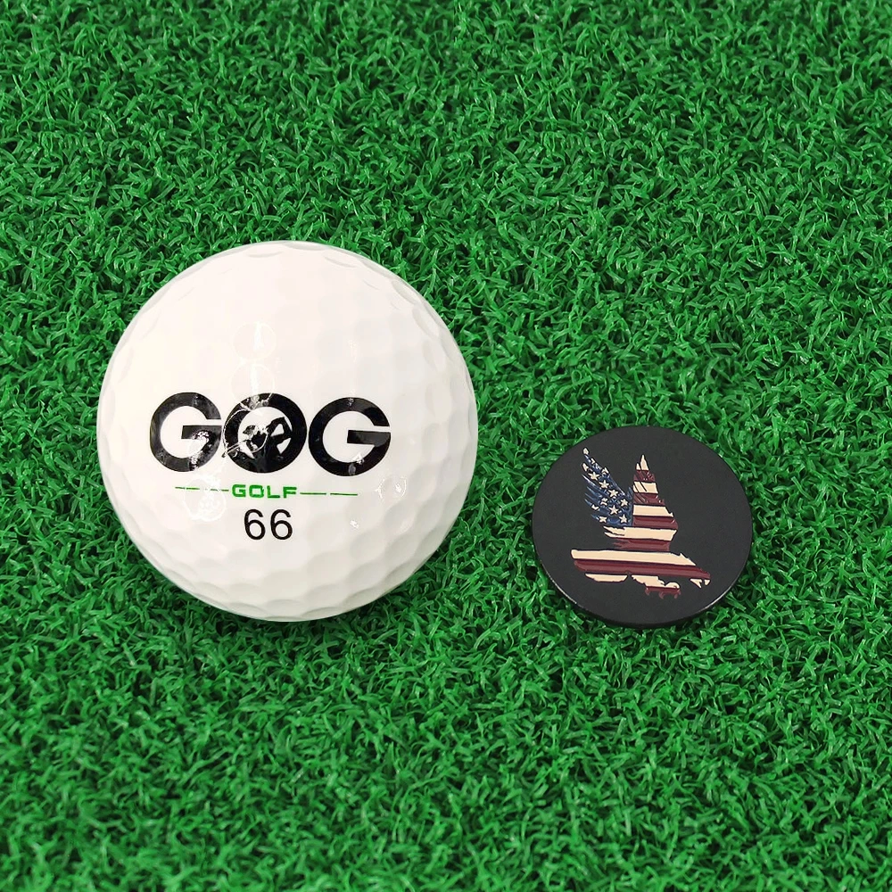 Custom Enamel Blank Stencil Personalized Customized High Quality Fashion Logo Design Wholesale Soft Enamel Hat Clip Golf Ball Marker